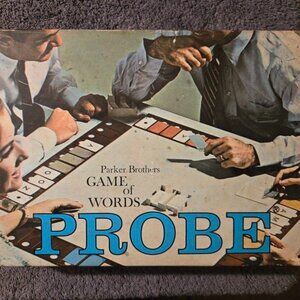 1964 Probe Game Of Words By Parker Brothers